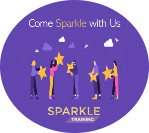 Blogs Page Come Sparkle with Us Logo