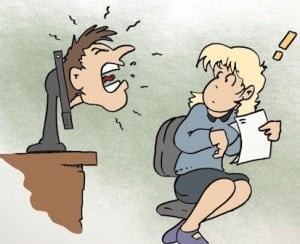 Angry customer